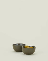 Hawkins New York Essential Extra Small Bowls S/2 in Olive
