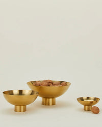 Hawkins New York Essential Footed Bowl in Brass