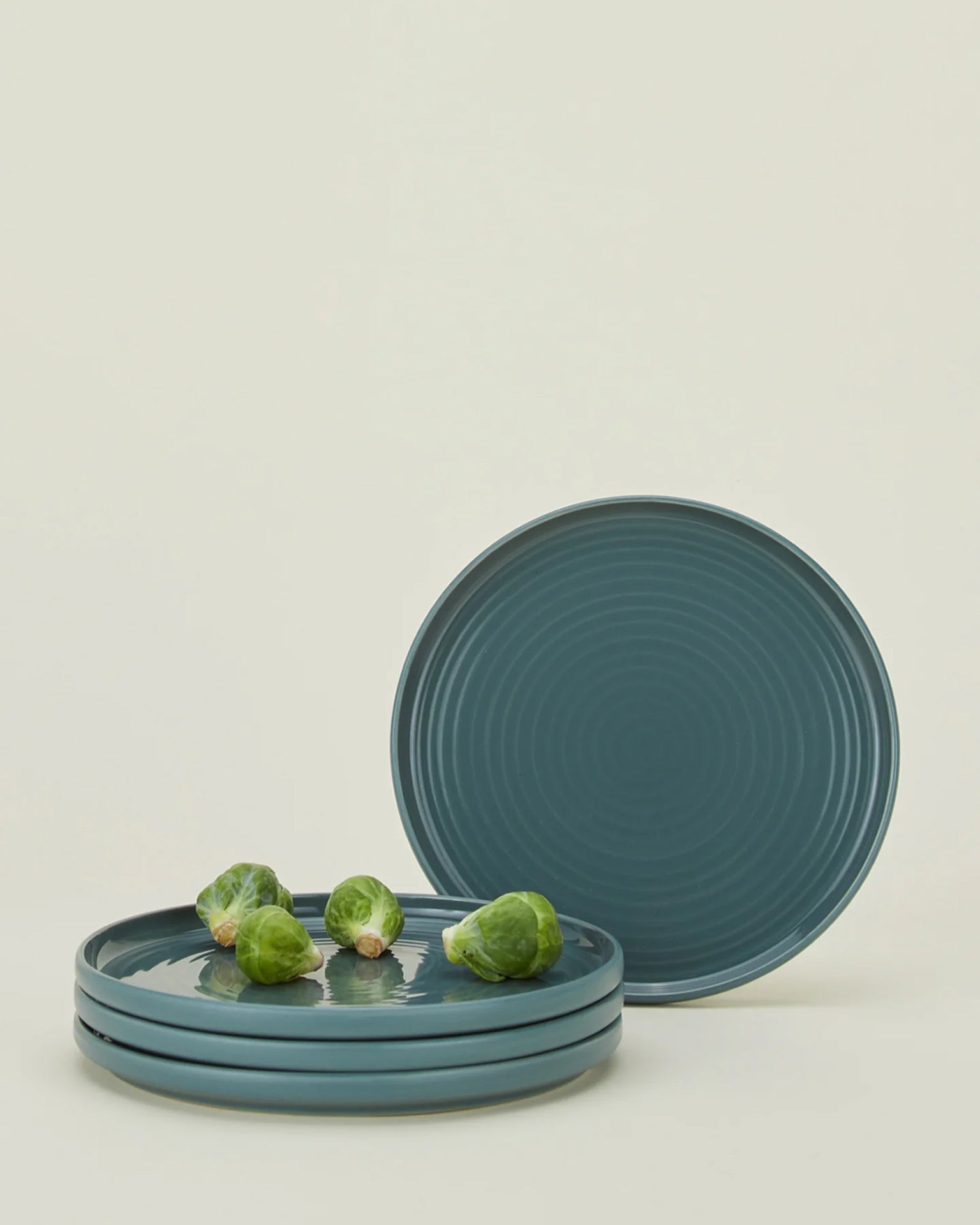 Essential Salad Plates in Peacock - Set of 4