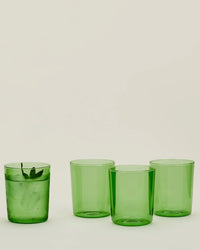 Hawkins New York Set of 4 Essential Glassware in Green
