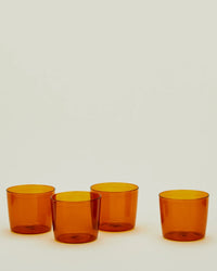 Hawkins New York Set of 4 Essential Glassware in Terracotta
