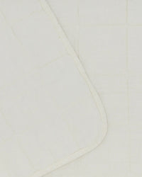 Hawkins New York Simple Linen Quilt in Ivory