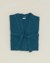 Hawkins New York Simple Waffle Bathrobe in Peacock