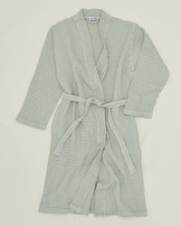 Hawkins New York Simple Waffle Bathrobe in Sage