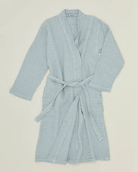 Hawkins New York Simple Waffle Bathrobe in Sky