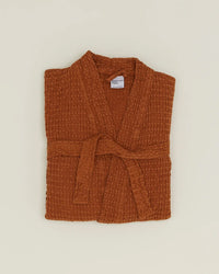 Hawkins New York Simple Waffle Bathrobe in Terracotta