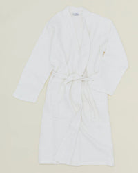 Hawkins New York Simple Waffle Bathrobe in White