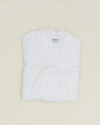 Hawkins New York Simple Waffle Bathrobe in White