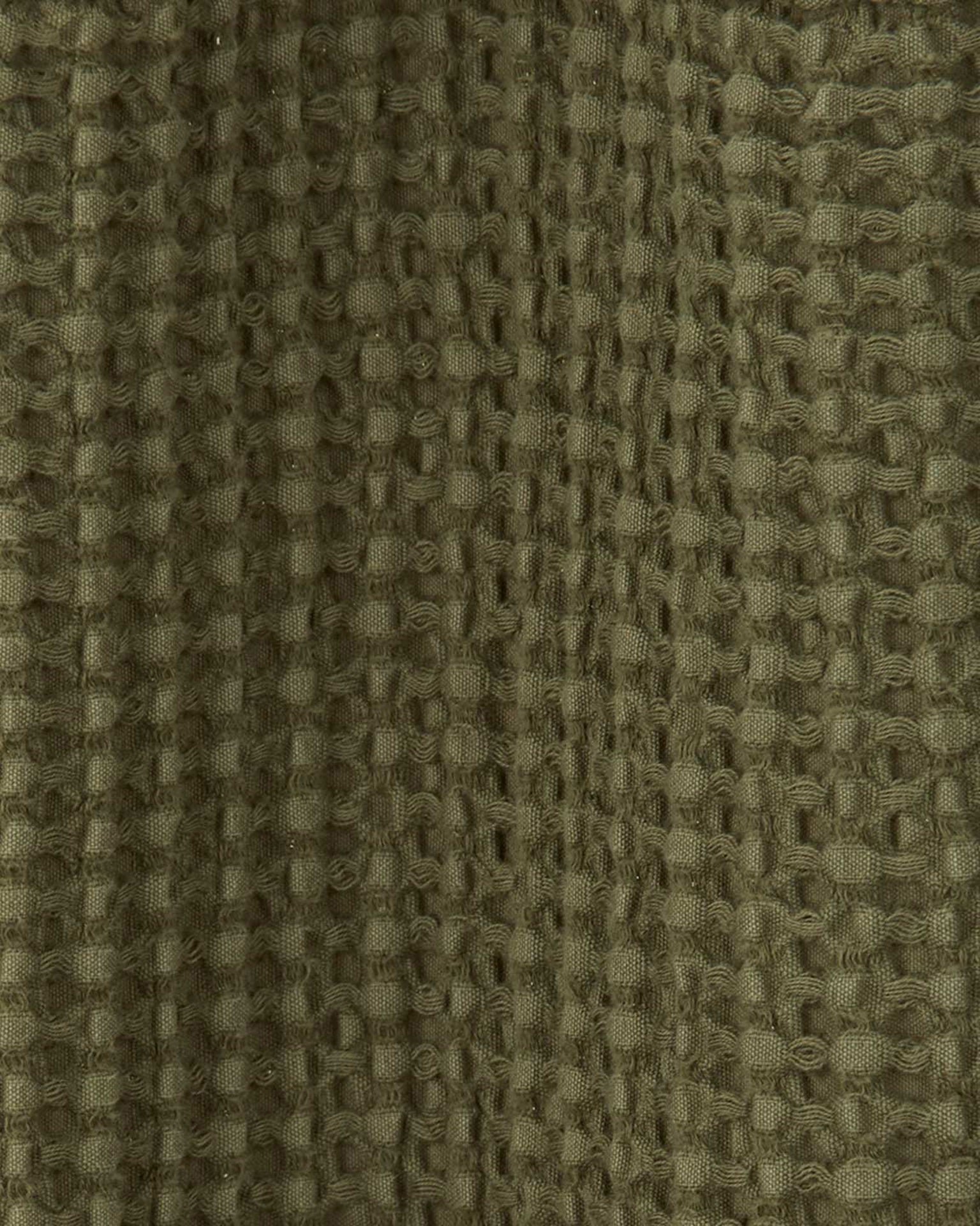 Hawkins New York Simple Waffle Shower Curtain in Olive