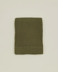 Hawkins New York Simple Waffle Shower Curtain in Olive