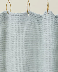 Hawkins New York Simple Waffle Shower Curtain in Sky