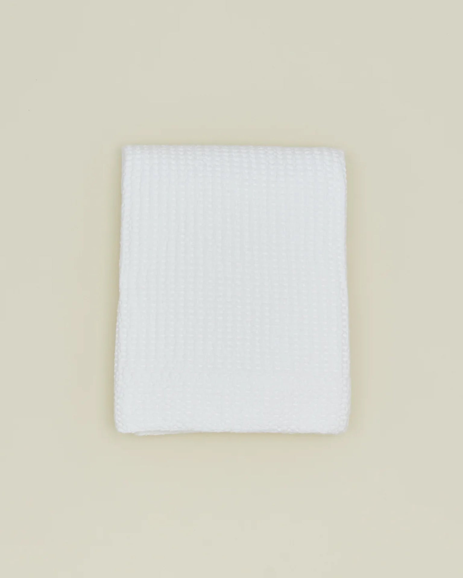 Hawkins New York Simple Waffle Shower Curtain in White