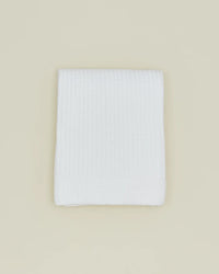 Hawkins New York Simple Waffle Shower Curtain in White