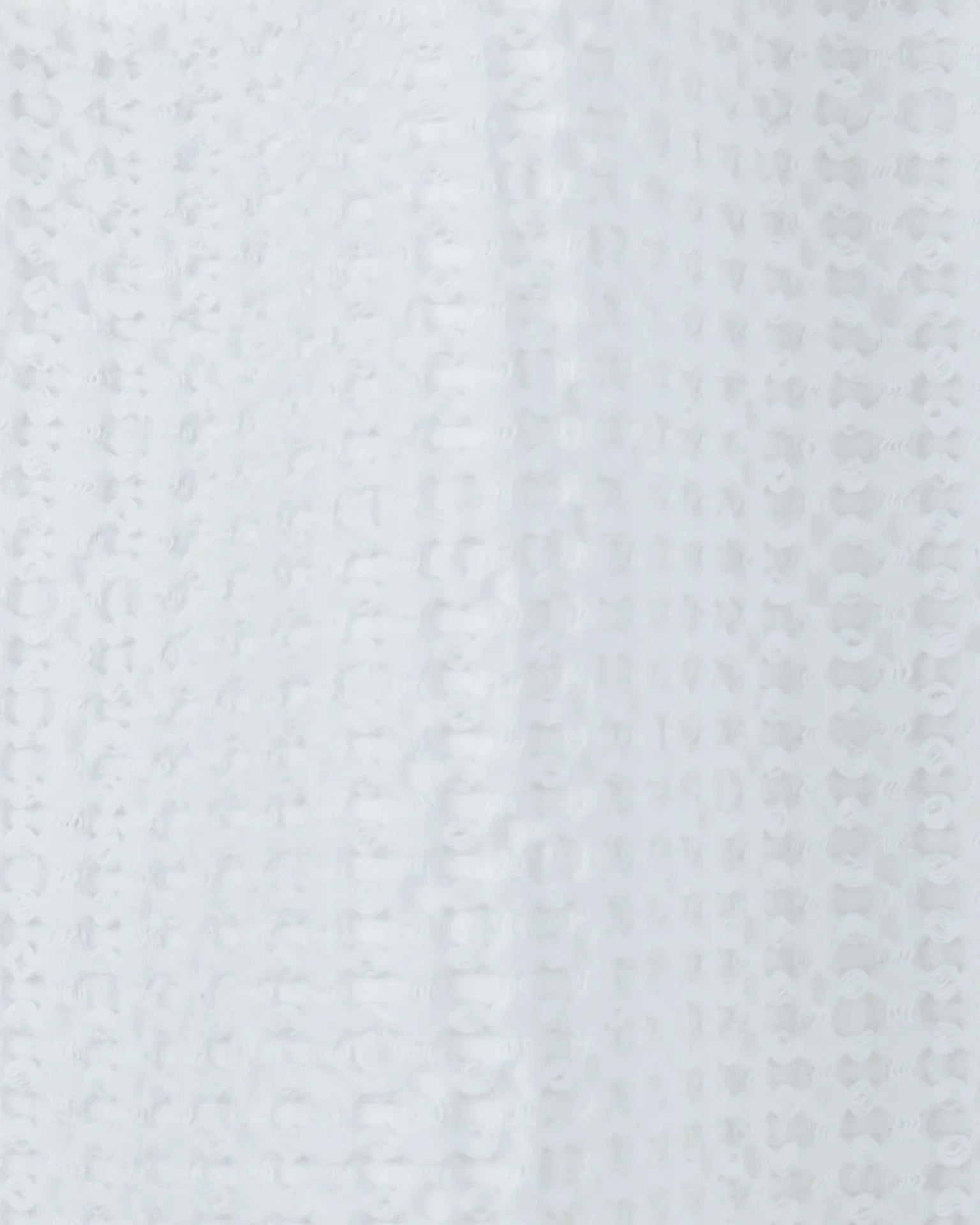 Hawkins New York Simple Waffle Shower Curtain in White