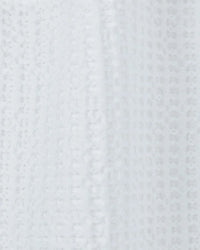 Hawkins New York Simple Waffle Shower Curtain in White