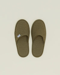 Hawkins New York Simple Waffle Slippers in Olive