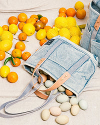 IMMODEST COTTON Lunch Tote in Acid Wash
