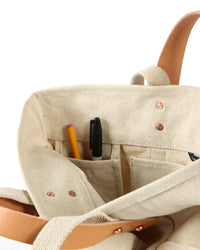 IMMODEST COTTON Construction Tote in Natural