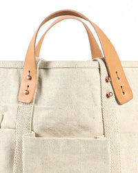 IMMODEST COTTON Construction Tote in Natural