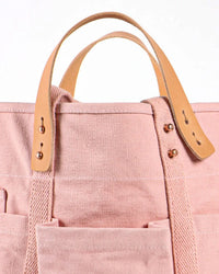 IMMODEST COTTON Construction Tote in Pink