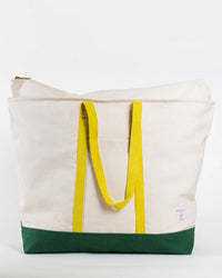 IMMODEST COTTON Home Jumbo Zipper Tote in Earth
