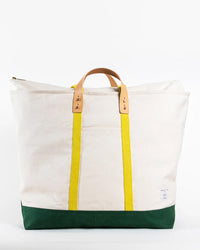 IMMODEST COTTON Home Jumbo Zipper Tote in Earth