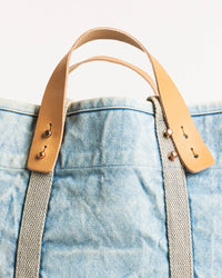 IMMODEST COTTON Large East West Tote in Acid Wash