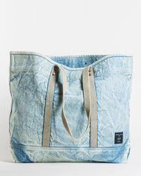 IMMODEST COTTON Large East West Tote in Acid Wash
