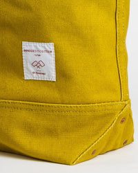 IMMODEST COTTON Large East West Tote in Chartreuse