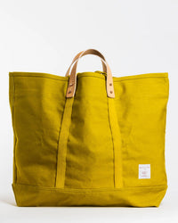 IMMODEST COTTON Large East West Tote in Chartreuse