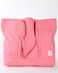 IMMODEST COTTON Large East West Tote in Flamingo