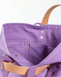 IMMODEST COTTON Construction Tote in Lilac