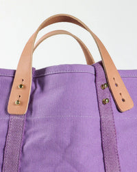 IMMODEST COTTON Large East West Tote in Lilac