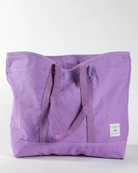 IMMODEST COTTON Large East West Tote in Lilac