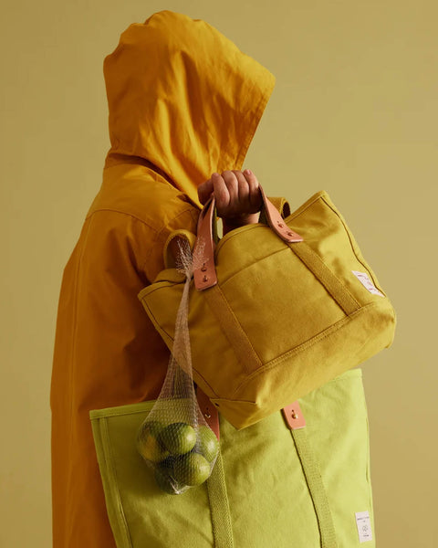 IMMODEST COTTON Lunch Tote Bag - Chartreuse Canvas | 10