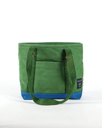 IMMODEST COTTON Lunch Tote in Pine/Ocean