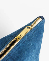 IMMODEST COTTON Accessories Sardine Pouch in Dark Indigo