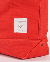 IMMODEST COTTON Small East West Tote in Persimmon