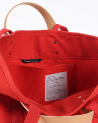 IMMODEST COTTON Small East West Tote in Persimmon