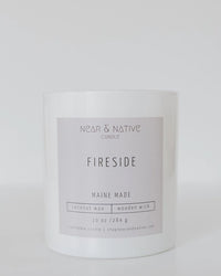 Near & Native Coconut Wax Wood Wick Candle in Fireside