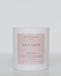 Near & Native Coconut Wax Wood Wick Candle in Palo Santo