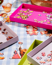 Piecework Puzzles Puzzle Trays S/6