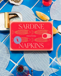 Piecework Puzzles Sardine Cocktail Napkins