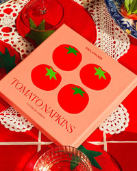 Piecework Puzzles Tomato Cocktail Napkins S/4