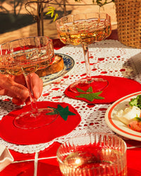 Piecework Puzzles Tomato Cocktail Napkins S/4