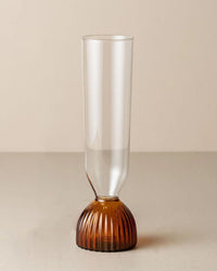 Saarde HOME Kairos Champagne Flute in Amber