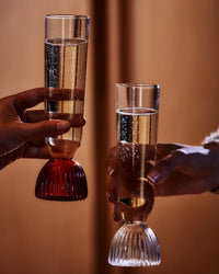 Saarde Kairos Champagne Flute in Clear