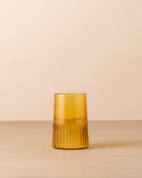 Saarde Kairos Water Glass in Yellow Topaz