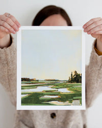 Sarah Madeira Day Bass Harbor Marsh | Print on Canvas | unstretched