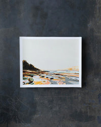 Sarah Madeira Day Sand Beach Semi Abstraction | Print on Canvas | unstretched